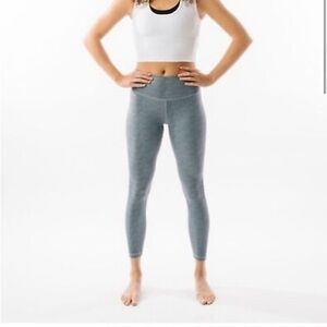 Zyia Active Blue Python Snake Print Hi-Rise Leggings, Size 4